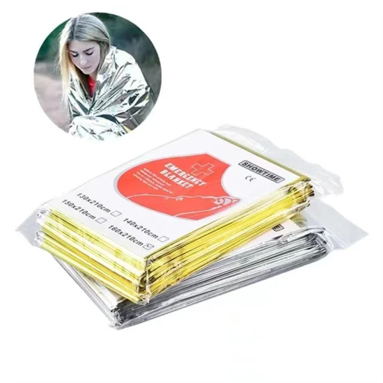 Aluminum Mylar Foil First Aid Insulation Outdoor Camping Rescue Space Survival Thermal Emergency Blanket