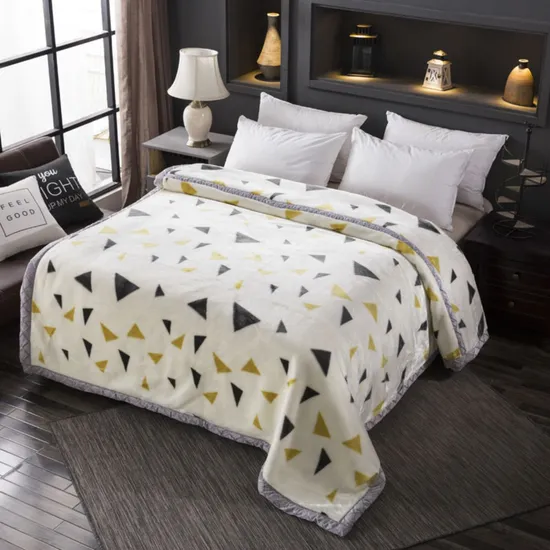 Wholesale Ready to Ship Winter Soft Warm Hotel Raschel 100% Polyester Blanket for Winter