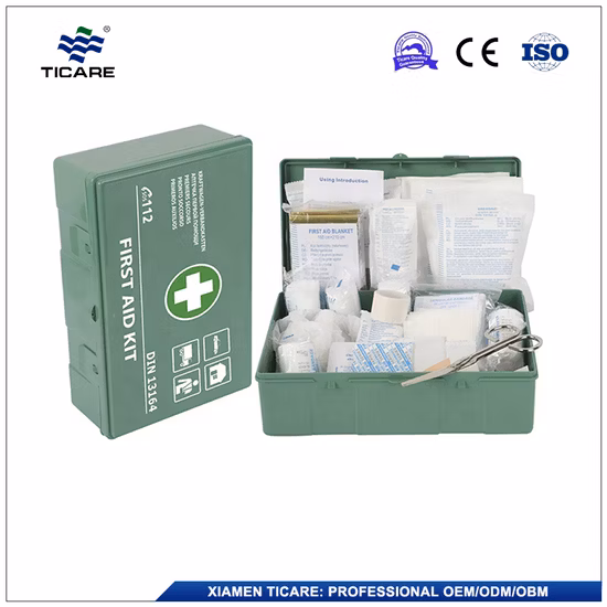 DIN 13164 Travel Car Use First Aid Kit Emergency Vehicle Medical Bag FDA