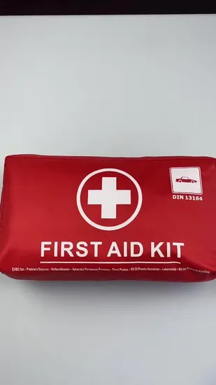 Din13164 2022 Car First Aid Kit Vehicle Automoble Emergency First Aid Kit with Ce Iso13485 Approved 