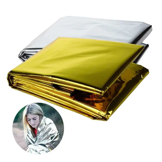 First Aid Survival Blanket Foil Gold