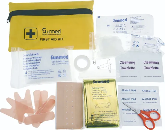 CE Approved Small Size Promotional Pocket Mini First Aid Kit Small Bag 