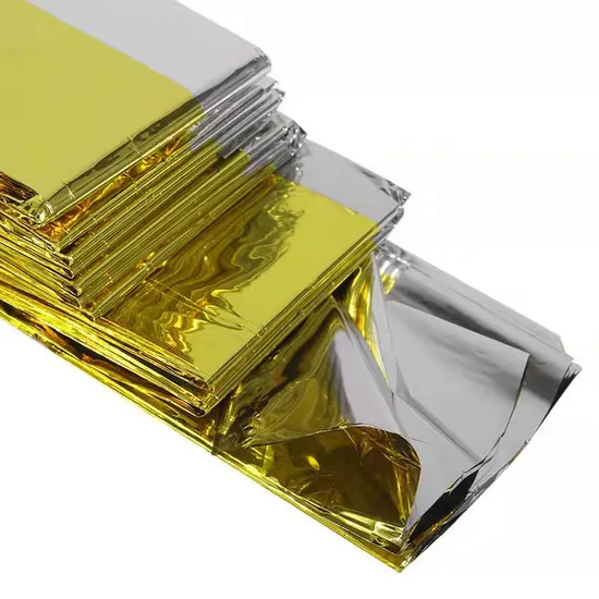 First Aid Product Golden & Sliver Emergency Rescue Thermal Blanket 