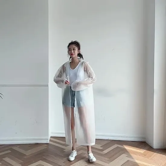 Custom Outdoor Hiking Traveling Disposable LDPE Individual Emergency PE Rain Poncho 