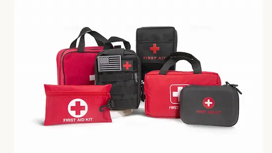 Lady Red Cross Travel First Aid Bag Kit Factory Survival Kit First Aid Box Car Emergency Kit Factory Pets Vehicle First Aid Kit Red Pink Green Blue 