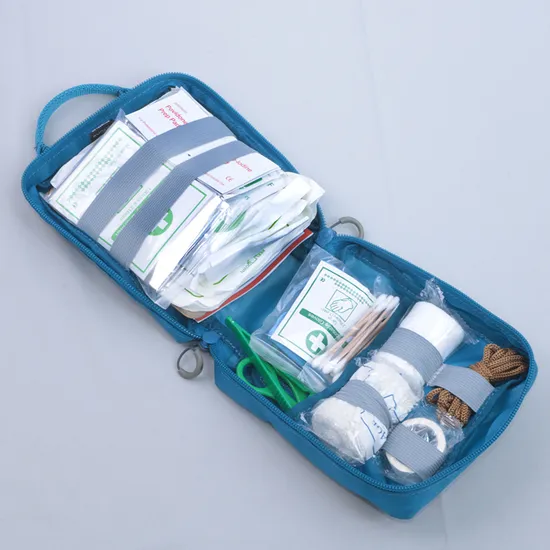 New Blue Emergency Vet Animal Bird Rabbit Cat Canine Med Kit Hunting Dog Pet First Aid Kit 