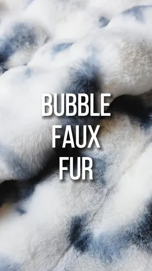 Printed Rabbit Fur Blankets Faux Fur Throws