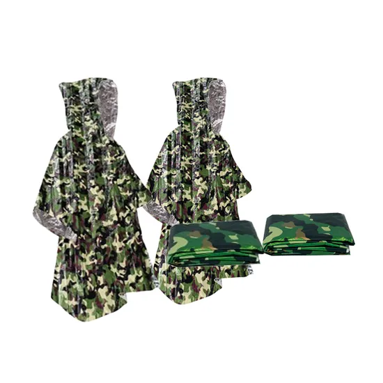 Best Medical Supplies Windproof First Aid Emergency Mylar Rescue Poncho 